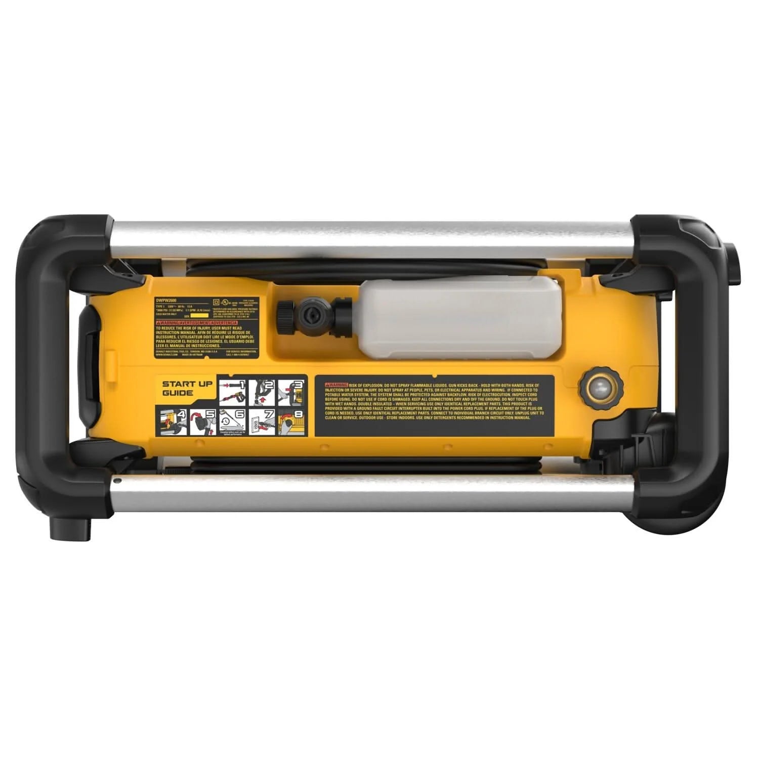 DeWalt DWPW2600 Corded 13 Amp 2,600 Max PSI Jobsite Electric Cold Water Pressure Washer