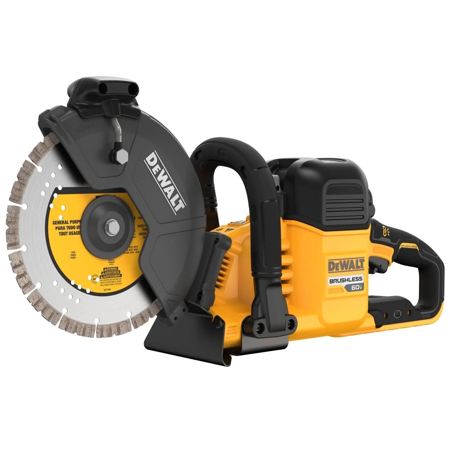 DeWalt DCS692X2 FLEXVOLT 60V MAX Brushless 9" Cut-off Saw 9.0Ah Kit