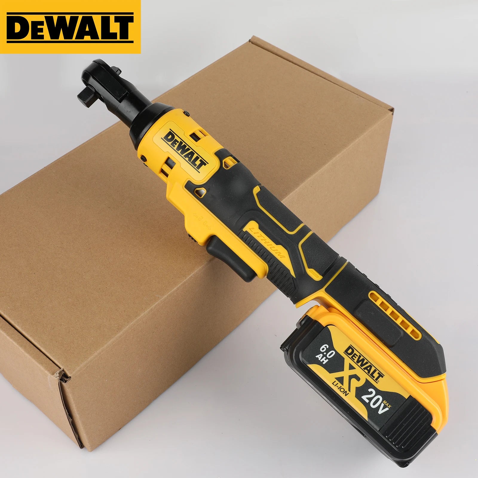 DEWALT DCF512 Ratchet Right Angle Wrench Variable Speed Brushless Power Wrench LED light Cordless Battery Power Tools