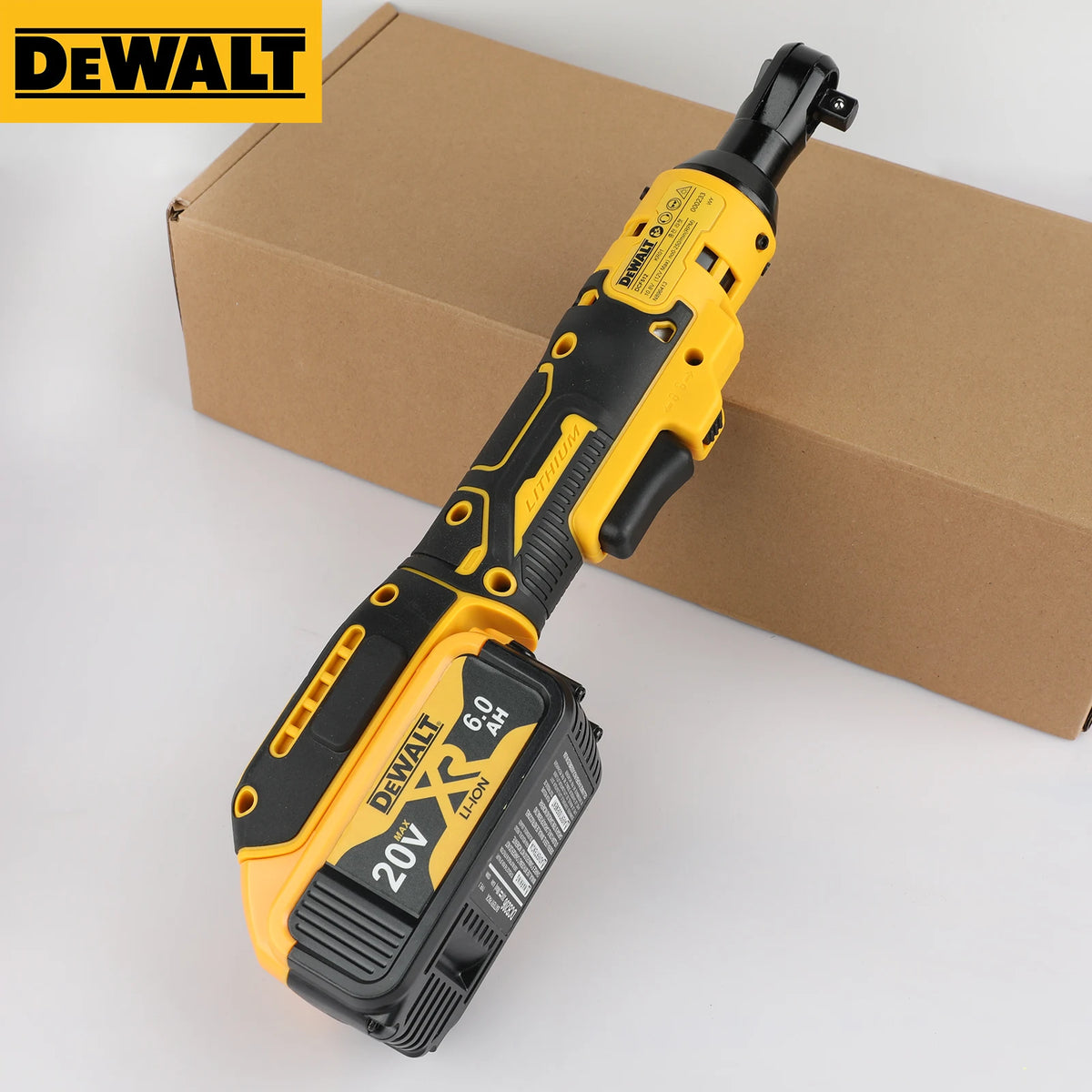 DEWALT DCF512 Ratchet Right Angle Wrench Variable Speed Brushless Power Wrench LED light Cordless Battery Power Tools