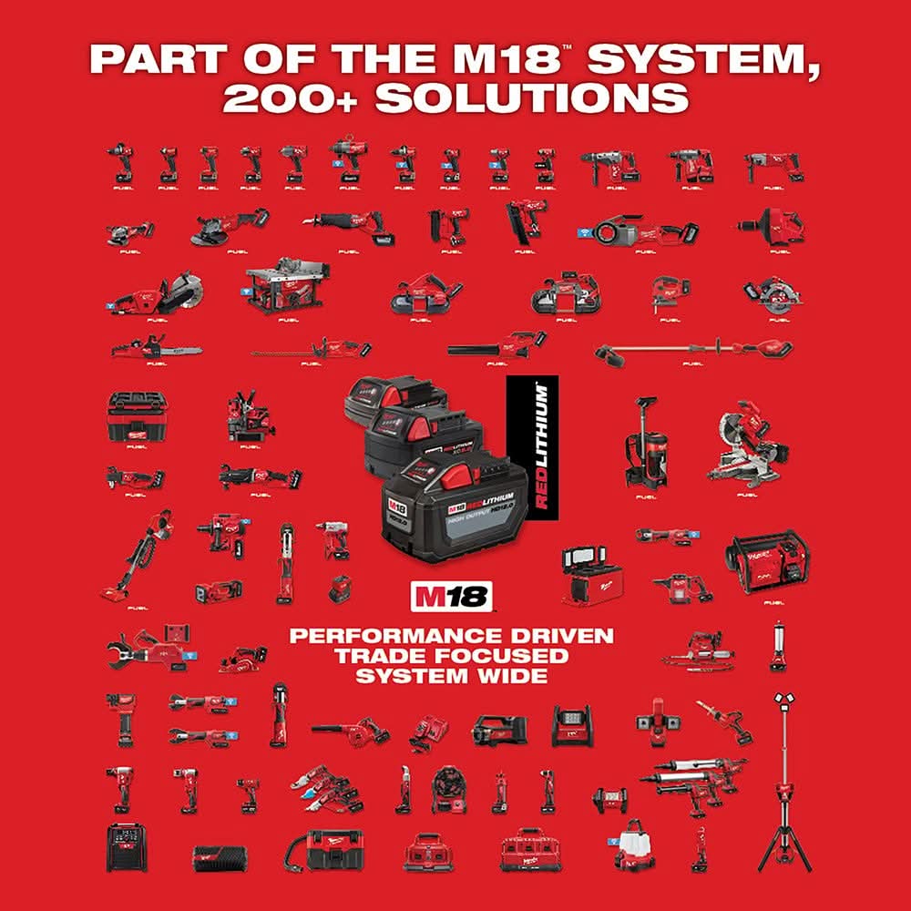 Milwaukee 48-11-1852 M18 Redlithium XC 5.0Ah Extended Capacity Battery, 2-Pack