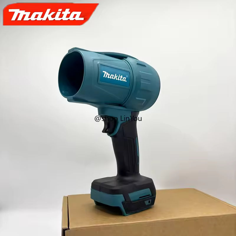 Makita 30000RPM Violent Blower Turbo Jet Fan 18V Electric Air Duster Wind Speed Turbo Rechargeable with Light Car Cleanin Tool