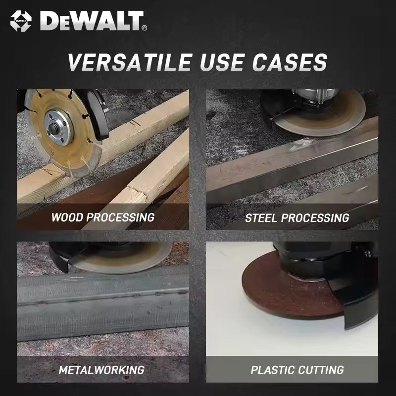 DEWALT DCG414 20V Brushless Cordless Angle Grinder 125MM Wheel Ergonomic Handle Multi-purpose Cutting Polishing DIY Power tools