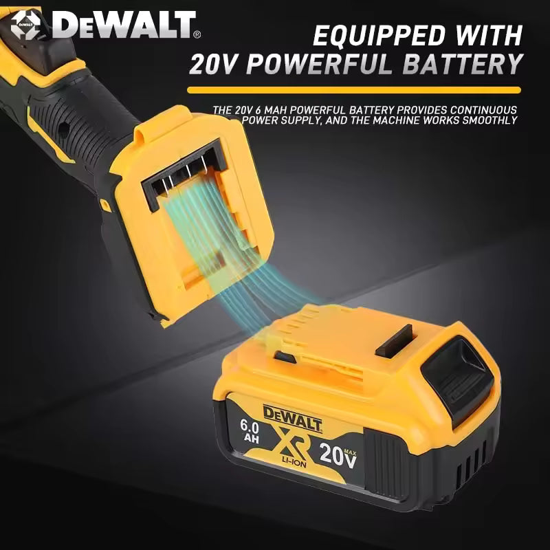 DEWALT DCG414 20V Brushless Cordless Angle Grinder 125MM Wheel Ergonomic Handle Multi-purpose Cutting Polishing DIY Power tools