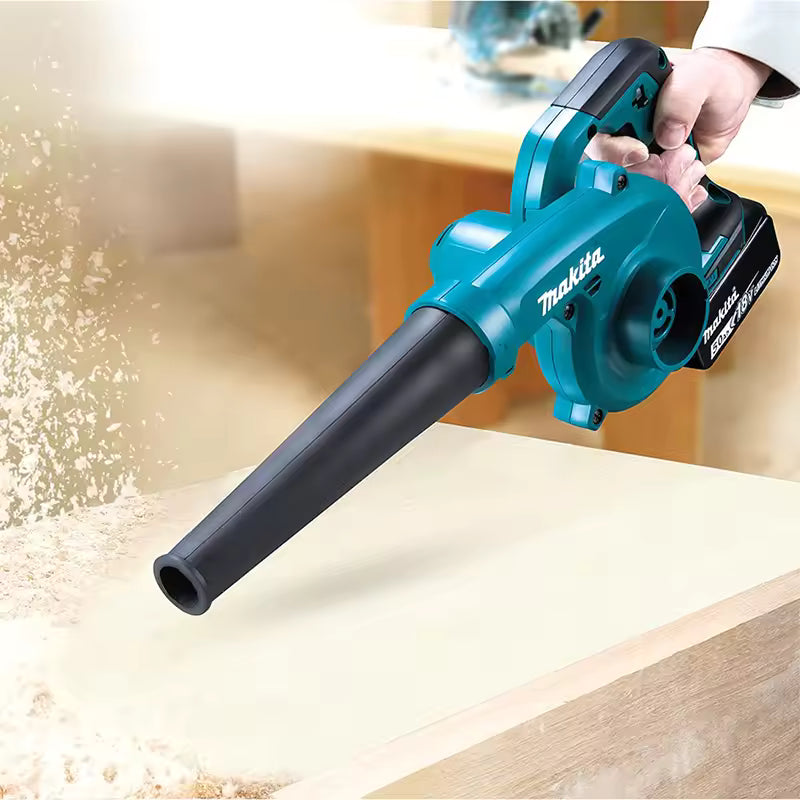 Makita DUB185Z 18V Cordless Handheld Air Blower, 0-13000RPM Variable Speed 3.2m³/min Max Air Volume for Dust Leaf Cleaning