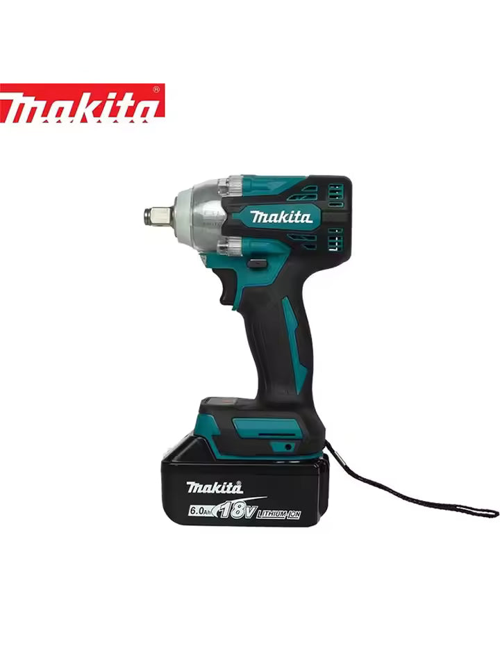 Makita Electric Wrench DTW700 Brushless Multi Functional Rechargeable 18V Lithium Battery Auto Repair High Torque Impact Wrench