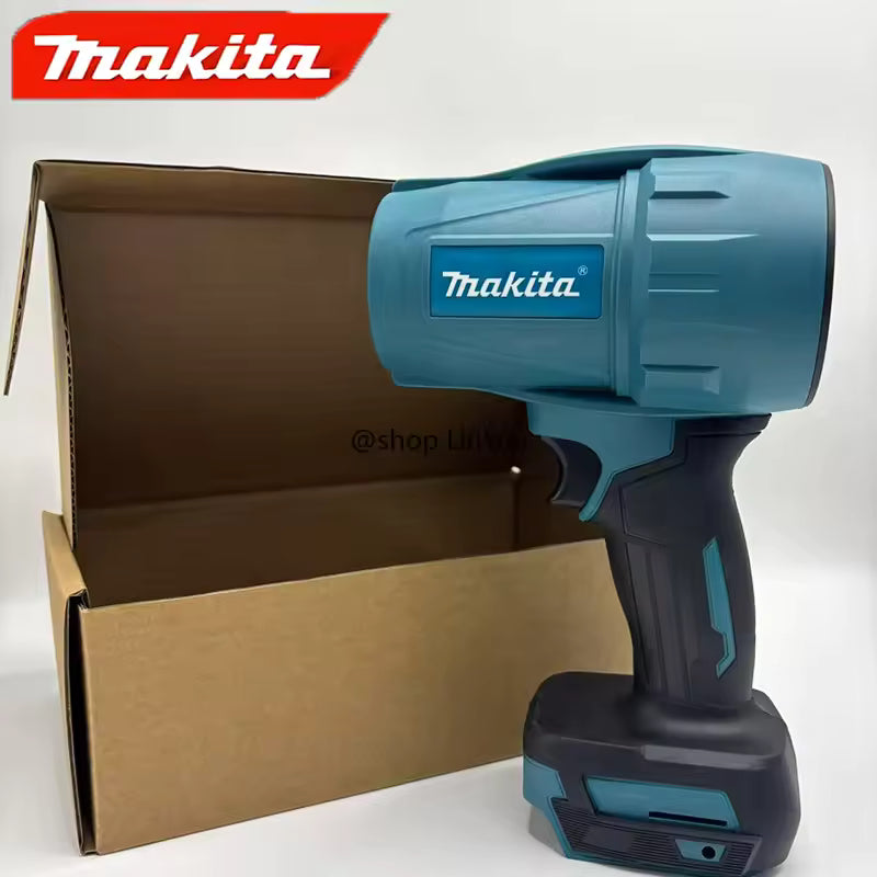 Makita 30000RPM Violent Blower Turbo Jet Fan 18V Electric Air Duster Wind Speed Turbo Rechargeable with Light Car Cleanin Tool