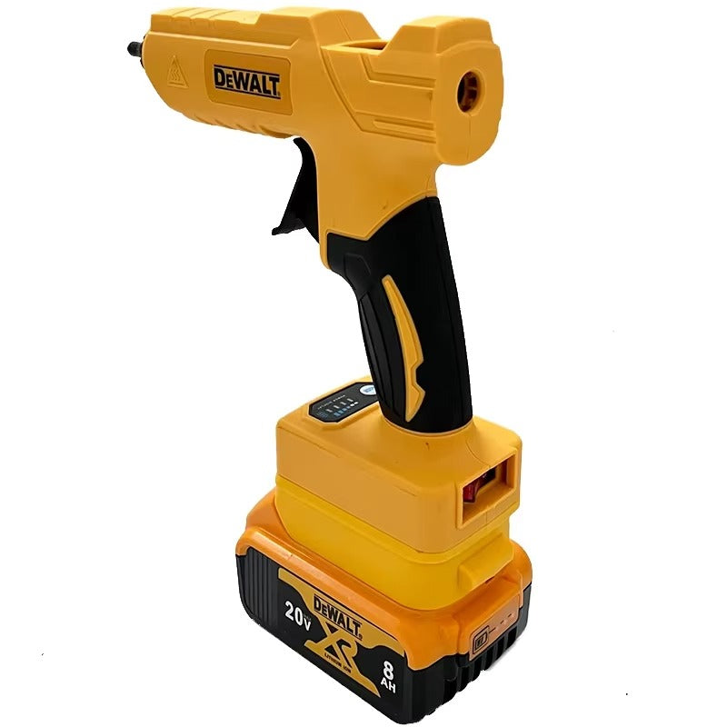 Dewalt Handheld Electric Cordless Hot Glue Gun Repair DIY Tool Hot Melt Welding Hot Air Gun Anti-scald Nozzle For Dewalt Battery